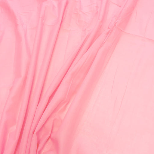 Tissu voile de coton uni rose pâle - tissuspapi