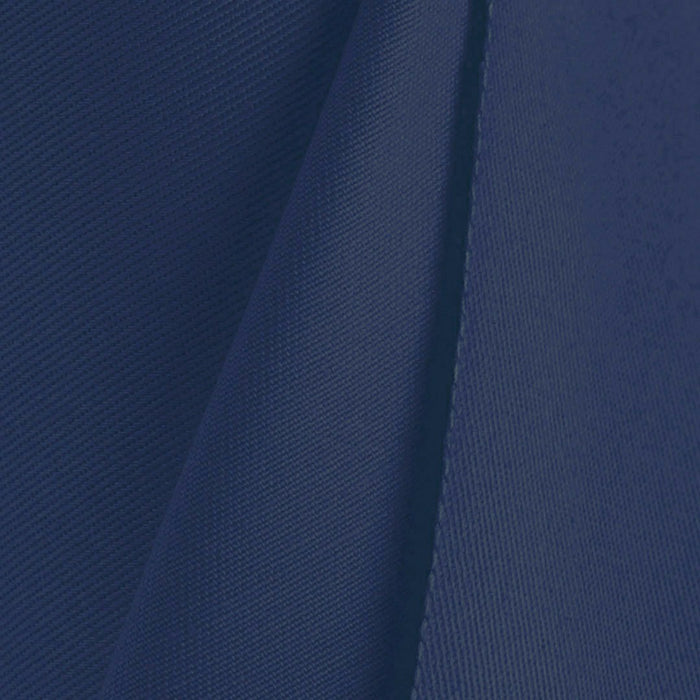 Tissu gabardine de coton LUXE - sergé de coton bleu prusse - 280gr-m2 - Fabrication française - Oeko-Tex - tissuspapi