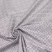 Tissu de coton aux petits tirets gris, fond blanc - OEKO-TEX®