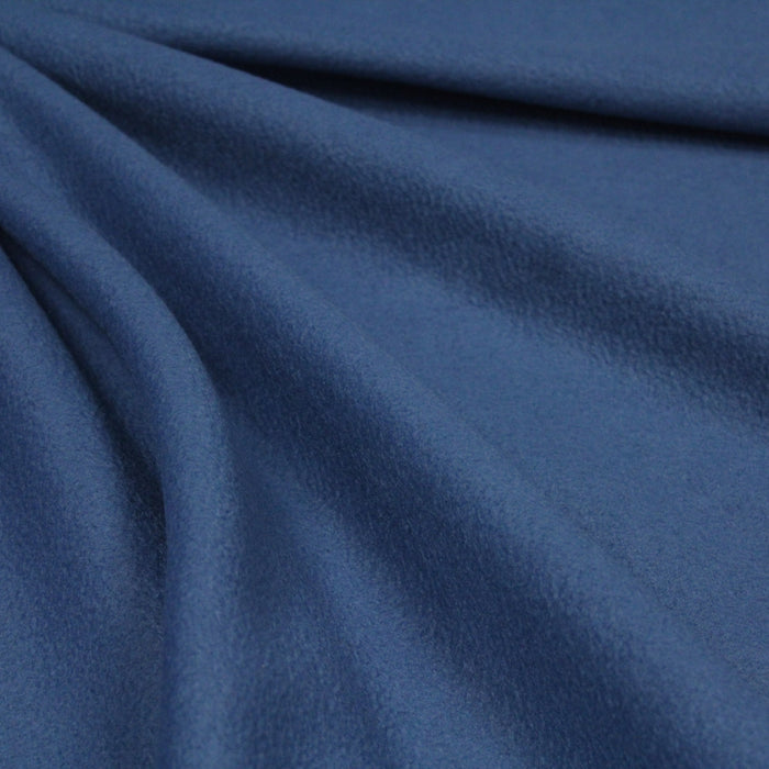 Tissu Polaire bleu France uni