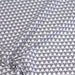 Tissu popeline de coton BRETAGNE - Triskel noir sur fond blanc - Petit motif