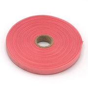Ruban de sergé rose 10mm - Galette de 50 mètres - Fabrication française - TissusPapi.com