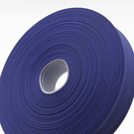 Biais de coton bleu roi - Galette de 25 mètres - Fabrication française - tissuspapi
