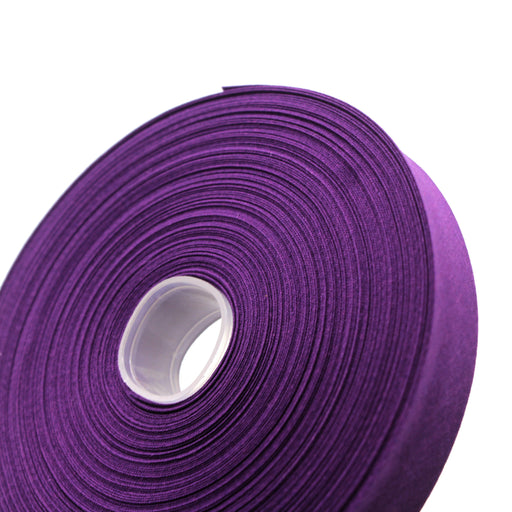 Biais de coton violet - Galette de 25 mètres - Fabrication française - tissuspapi