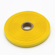 Ruban de sergé jaune 10mm - Galette de 50 mètres - Fabrication française - TissusPapi.com