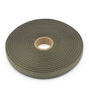 Ruban de sergé taupe 10mm - Galette de 50 mètres - Fabrication française - TissusPapi.com