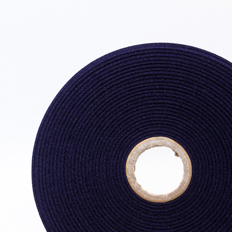 Ruban de sergé violet aubergine 10mm - Galette de 50 mètres - Fabrication française - TissusPapi.com
