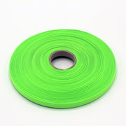 Ruban de sergé vert fluo 10mm - Galette de 50 mètres - Fabrication française - TissusPapi.com
