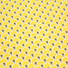 Tissu de coton motif traditionnel japonais aux éventails SENSU jaune citron - Oeko-Tex
