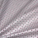 Tissu de coton motif traditionnel japonais aux éventails SENSU argentés - Oeko-Tex