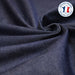 Tissu toile de jean denim 100% coton, bleu uni - Fabrication française - tissuspapi