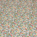 Tissu popeline de viscose blanche aux petites fleurs multicolores - Fabrication française - Oeko-Tex