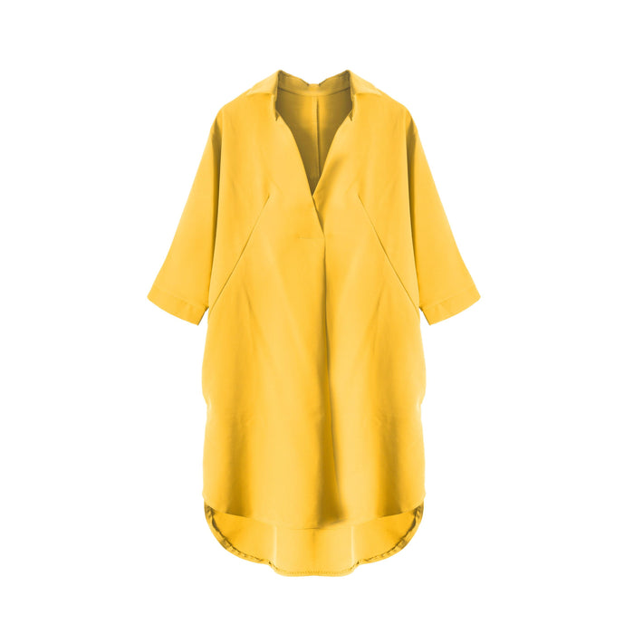 Notre microfibre de viscose fluide jaune bouton d'or, le joli choix pour votre jolie robe fluide et agréable à porter !