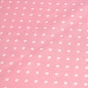 Tissu de coton rose à pois roses pâle 6mm - COLLECTION POLKA DOT - TissusPapi.com