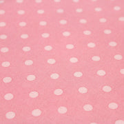 Tissu de coton rose à pois roses pâle 6mm - COLLECTION POLKA DOT - TissusPapi.com