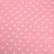 Tissu de coton rose à pois roses pâle 6mm - COLLECTION POLKA DOT - TissusPapi.com