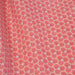 Tissu de coton motif traditionnel japonais géométrique KIKKO corail - Oeko-Tex