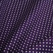Tissu popeline de coton violet aubergine à pois blancs - COLLECTION POLKA DOT - Oeko-Tex - tissuspapi