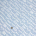 Tissu molleton de coton bleu ciel SWEET LOVE CUTE - Oeko-Tex