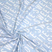 Tissu molleton de coton bleu ciel SWEET LOVE CUTE - Oeko-Tex