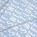 Tissu molleton de coton bleu ciel SWEET LOVE CUTE - Oeko-Tex