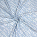 Tissu molleton de coton bleu ciel SWEET LOVE CUTE - Oeko-Tex