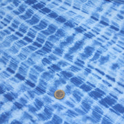 Tissu de coton tie & dye bleu des mers - TissusPapi.com