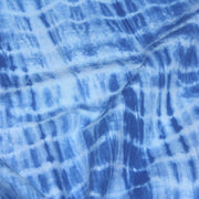 Tissu de coton tie & dye bleu des mers - TissusPapi.com