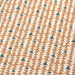 Tissu de coton aux petits triangles ocres & vert pin, fond blanc - OEKO-TEX®
