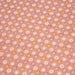 Tissu de coton AZULEJOS aux soleils multicolores, fond corail - OEKO-TEX®