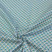 Tissu de coton motif traditionnel japonais aux éventails SENSU vert forêt - Oeko-Tex