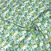 Tissu de coton JUNGLE STORY aux léopards blancs & feuillages, fond vert - OEKO-TEX® - tissuspapi