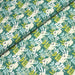 Tissu de coton JUNGLE STORY aux léopards blancs & feuillages, fond vert - OEKO-TEX® - tissuspapi