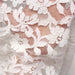 Tissu dentelle de Caudry blanc ivoire à fleurs - Fabrication française - tissuspapi