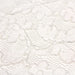 Tissu dentelle de Caudry blanc ivoire à fleurs - Fabrication française