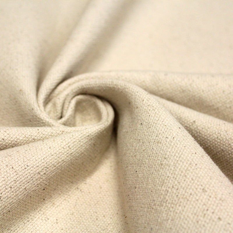 Tissu de coton épais JOSÉPHINE écru uni - TissusPapi.com