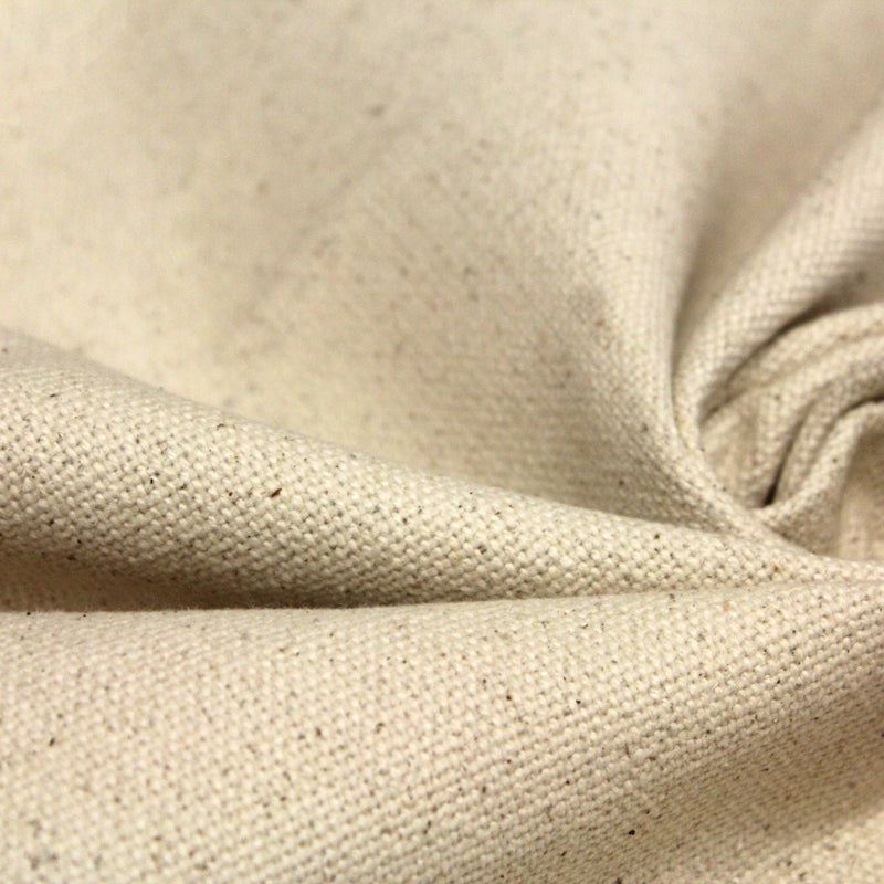 Tissu de coton épais JOSÉPHINE écru uni - TissusPapi.com
