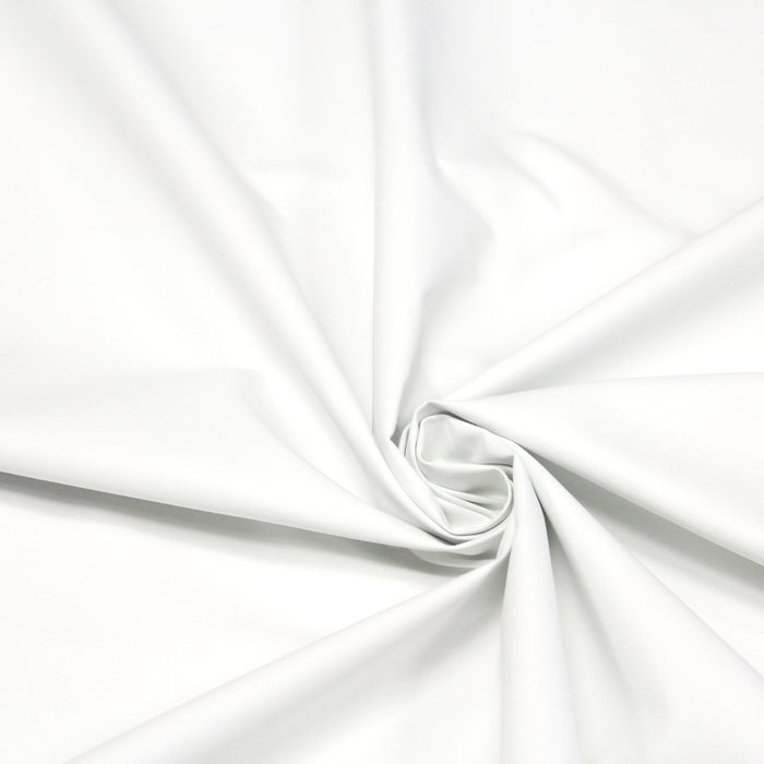 Tissu occultant blanc, 100% occultant & doublure thermique miroir — Tissus  Papi