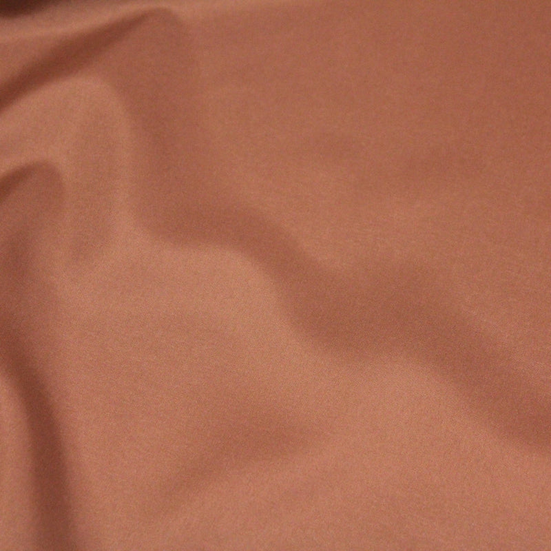 Tissu doublure de polyester couleur cuivre uni - TissusPapi.com