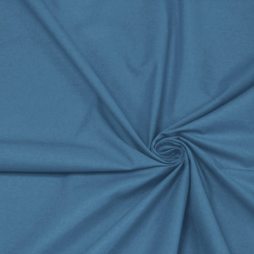 Tissu de coton uni bleu denim BENJAMIN - OEKO-TEX® - tissuspapi