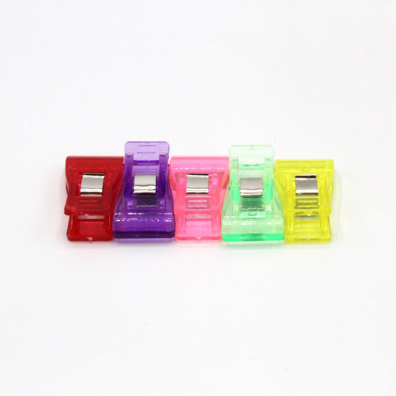 Lot de 10 pinces à tissus, couleurs variées - TissusPapi.com