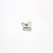 Attache noeud papillon argentée, 18mm - TissusPapi.com