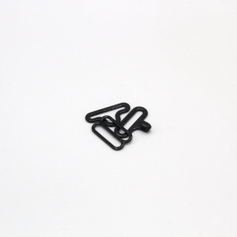 Attache noeud papillon noire, 18mm - TissusPapi.com