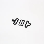 Attache noeud papillon noire, 18mm - TissusPapi.com