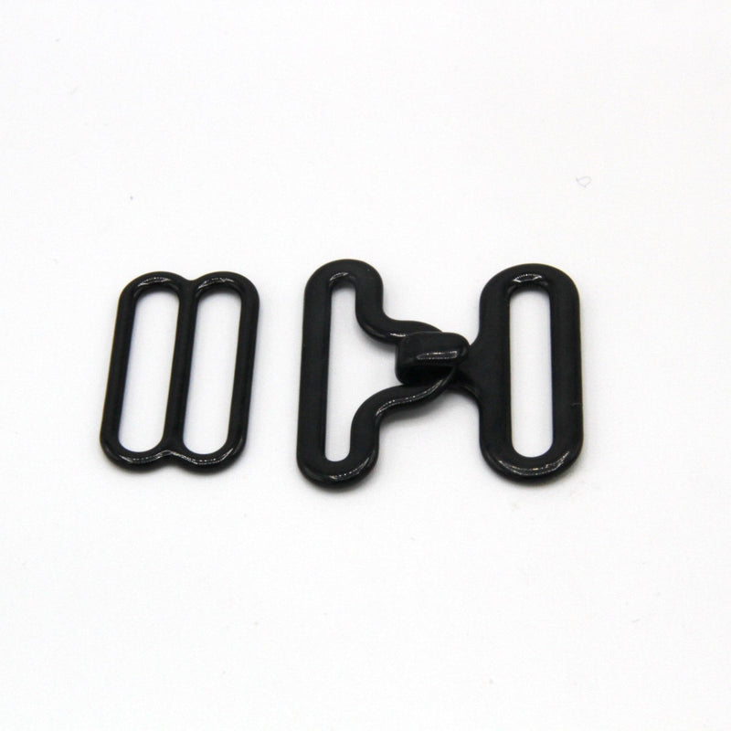 Attache noeud papillon noire, 18mm - TissusPapi.com