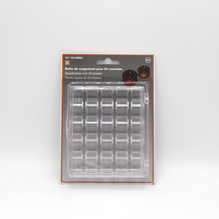 Boîte de rangement transparente pour 25 canettes