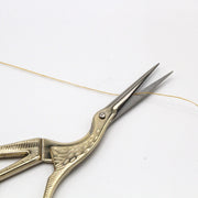 Ciseaux cigogne dorés, 12cm - TissusPapi.com