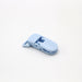 Pince à bretelles - attache tétine KAM - Bleu ciel - tissuspapi