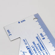 Somomètre mesure ourlet en aluminium - TissusPapi.com