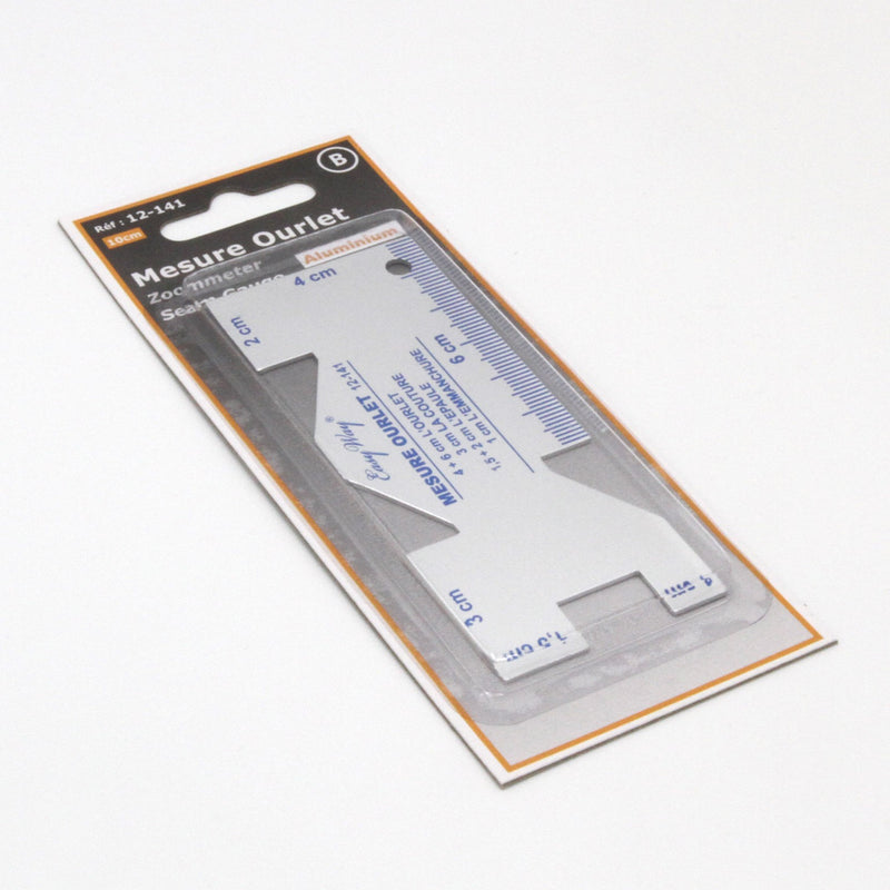 Somomètre mesure ourlet en aluminium - TissusPapi.com